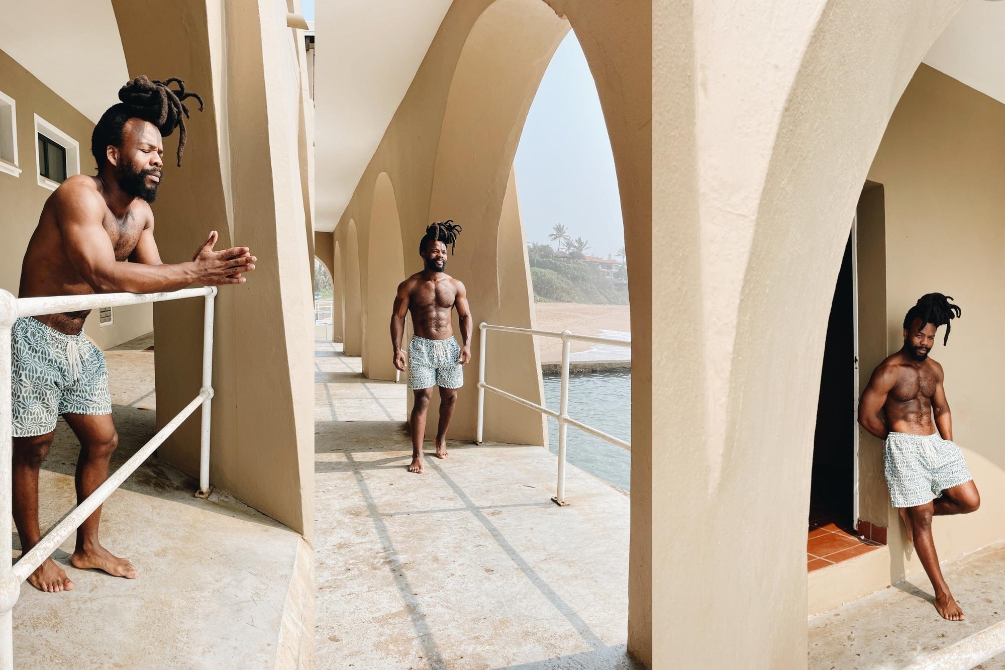 Moshwe Swim Shorts South African Lifestyle Brand Durban Beach 