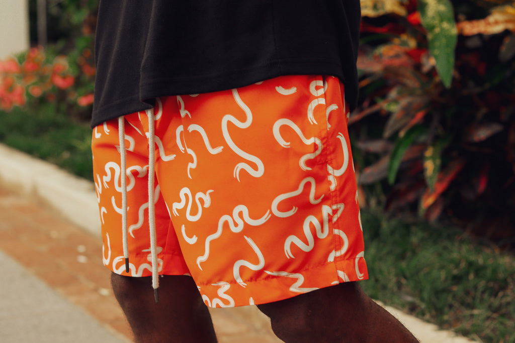 Orange Mellow Swim Short MOSHWE